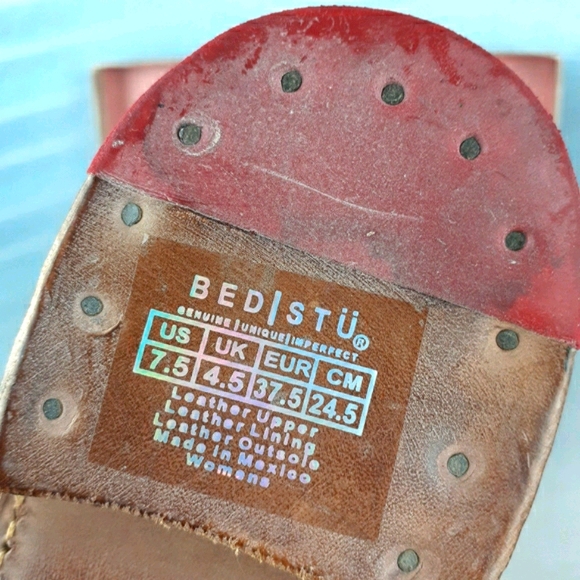 BED STU Leather upper Leather Lined Leather Sole Vibram Riding boot 7.5 BRANDNEW - Picture 11 of 16